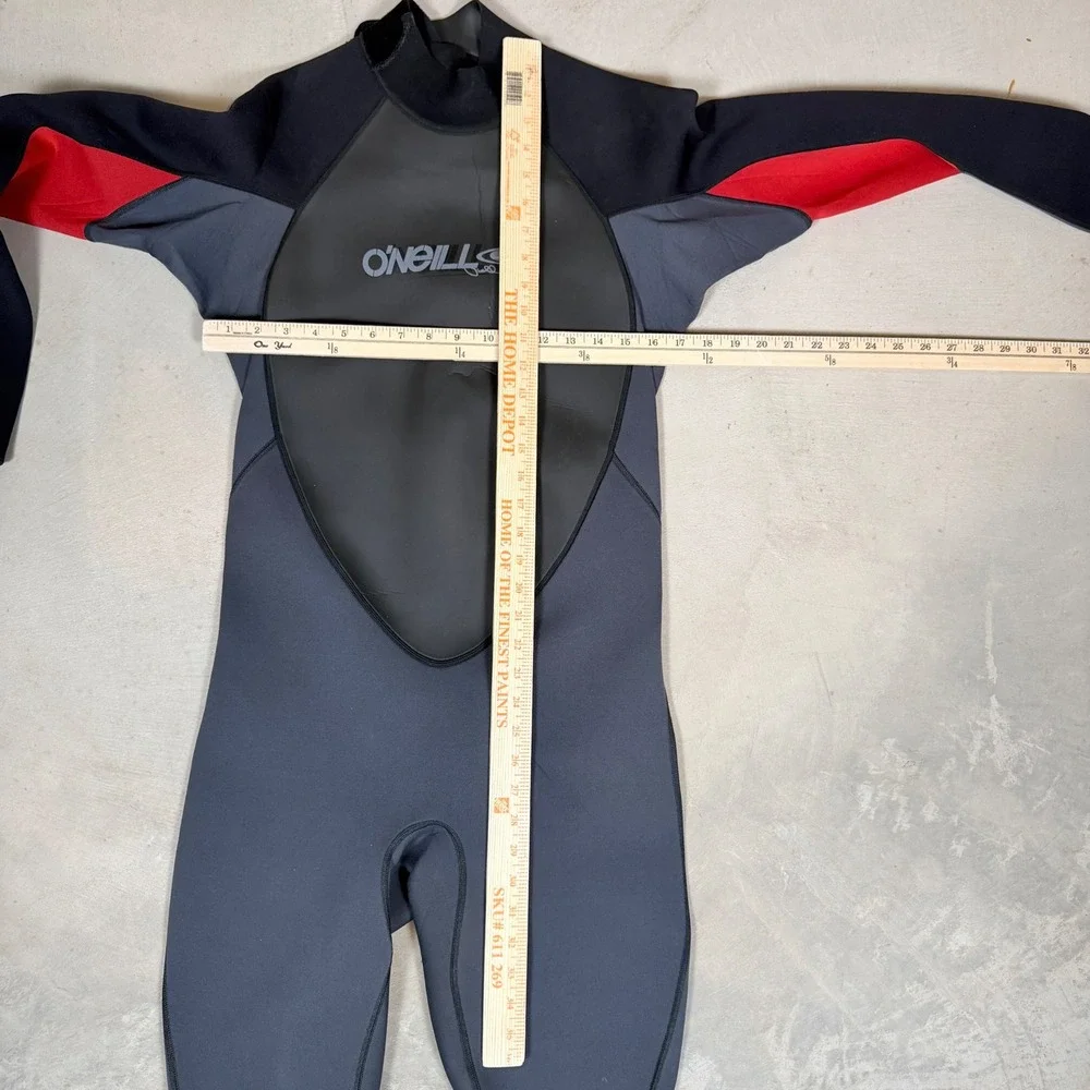 ONeill‎ Mens XL Wetsuit Gray Black Red Long Sleeve Springsuit Style 2287 2:1
